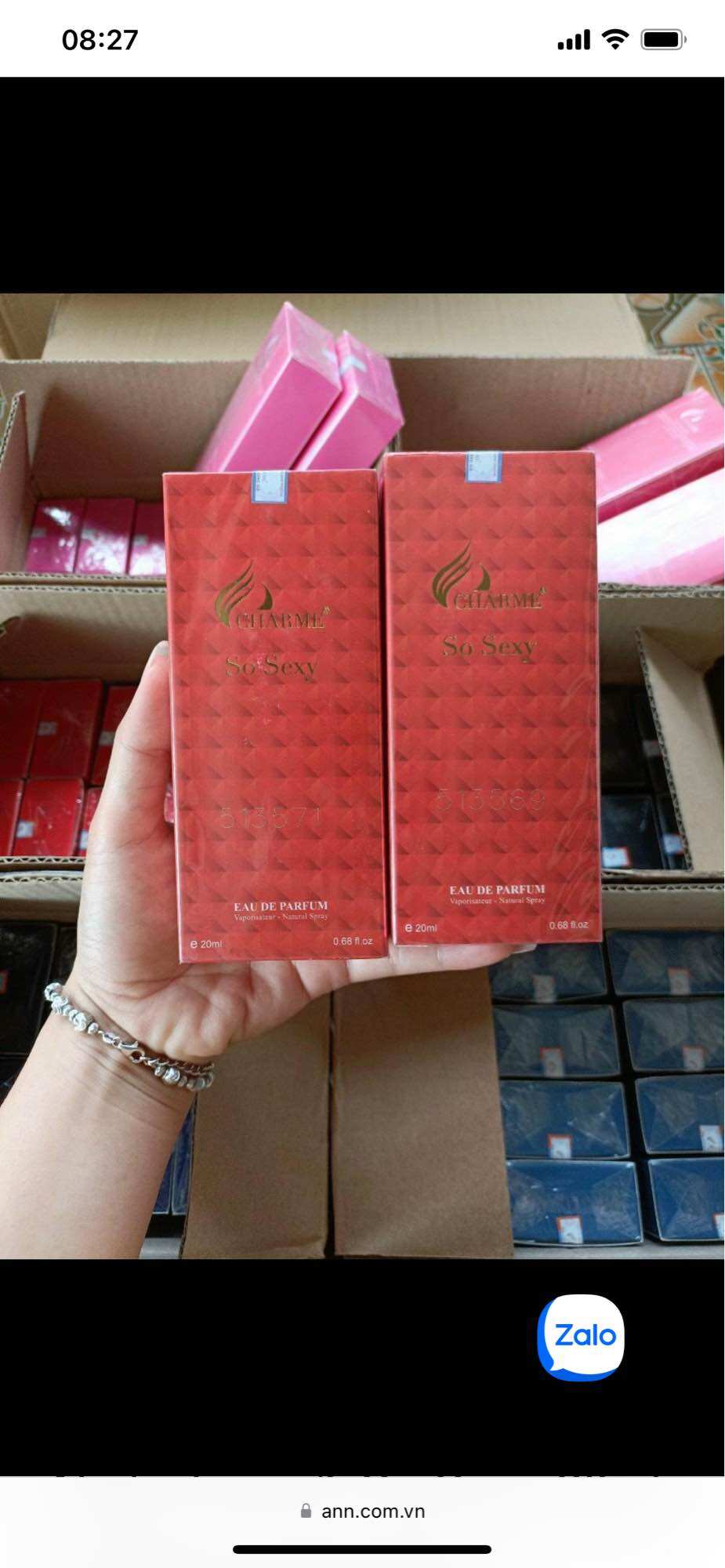 Nước hoa Charme So Sexy đỏ 20ml