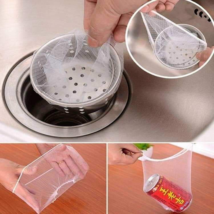túi lưới lọc rác bồn rữa chén (1 túi 100c)