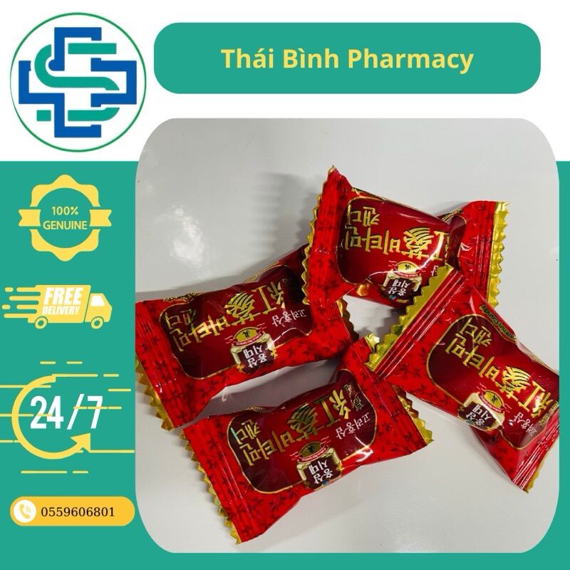 Combo 4 viên kẹo Hồng Sâm vitamin Hàn Quốc