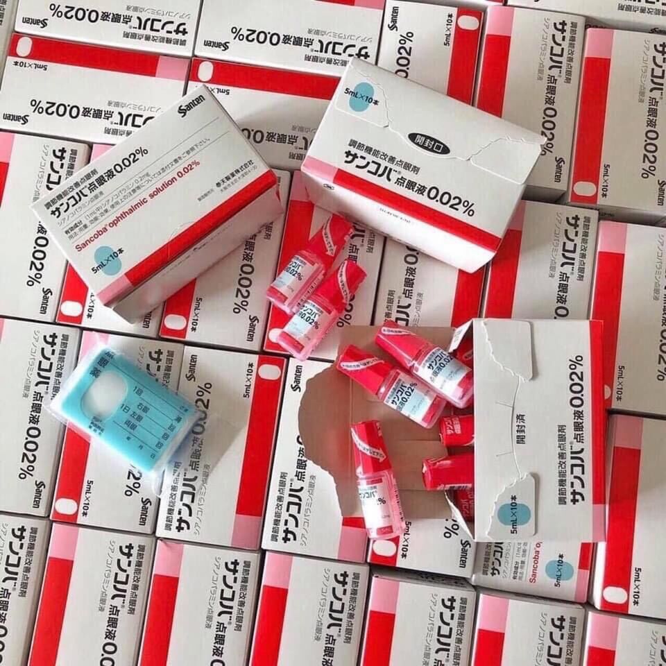 Chai nhỏ mắt sancoba 5ml nhật bản