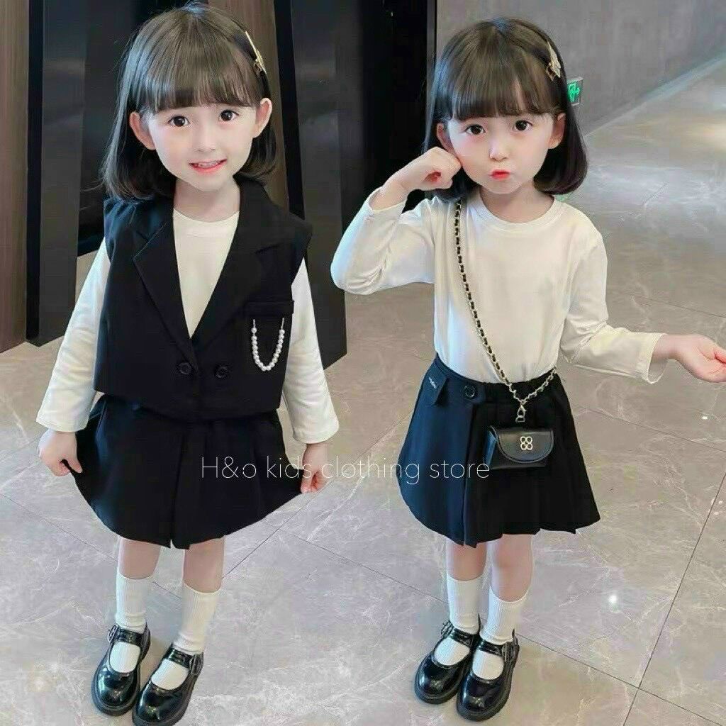 Set ghile 3 chi tiết cho bé gái