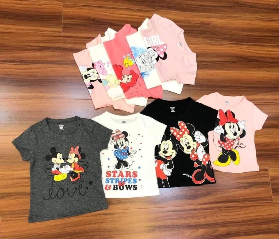 Set 3 áo bun bé gái ( màu ngẫu nhiên)- old navy