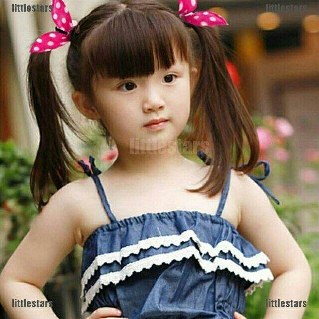 Combo 10 dây cột tóc nơ dễ thương cho bé