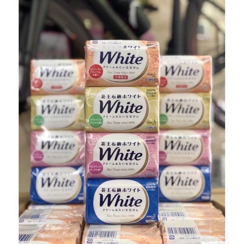 Xà phòng tắm kao white nhật bản 130gr - hàng chuẩn giá tốt