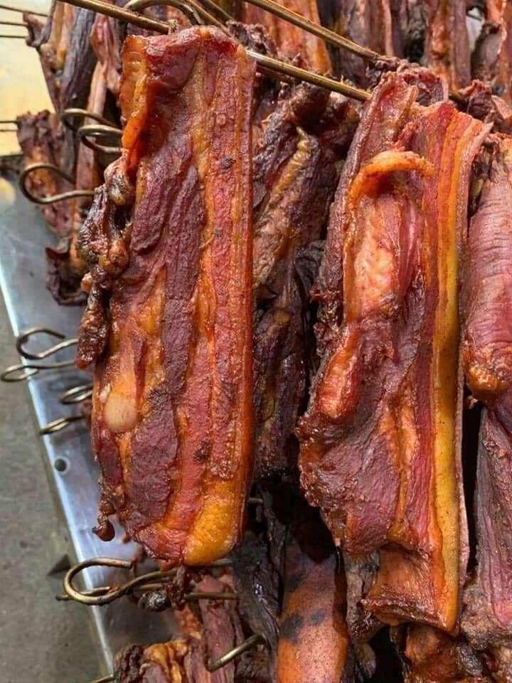 Ba chỉ gác bếp (ba chỉ Hun Khói )