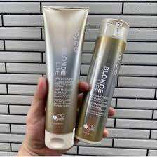 Cặp dầu gội xả giữ màu và phục hồi dành cho tóc tẩy joico blond life brightening
