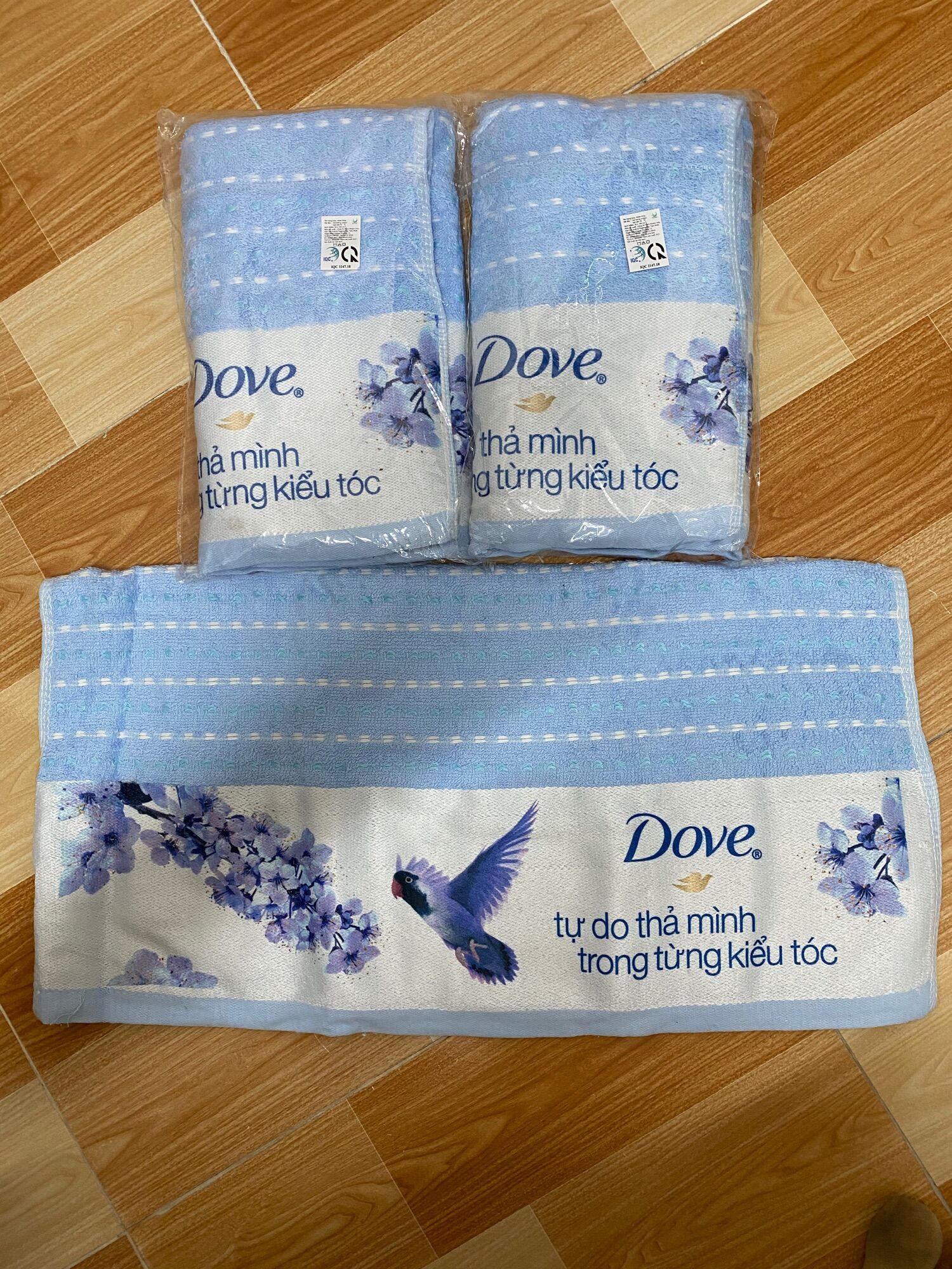 Khăn tắm lông vũ cao cấp dove 50x100cm