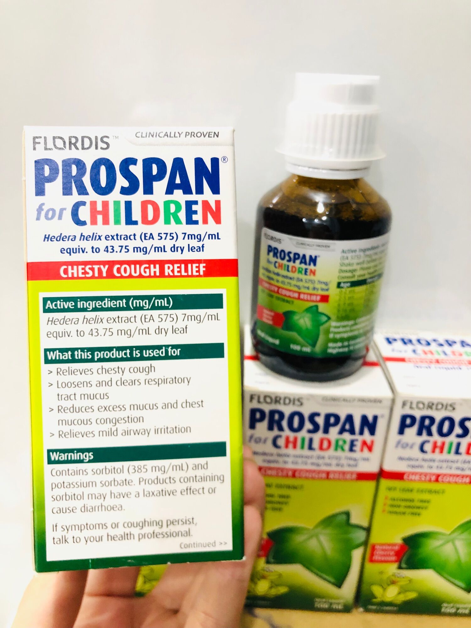 Siro ho Pro Span For Children 100ml của Đức (Date 11/2024)