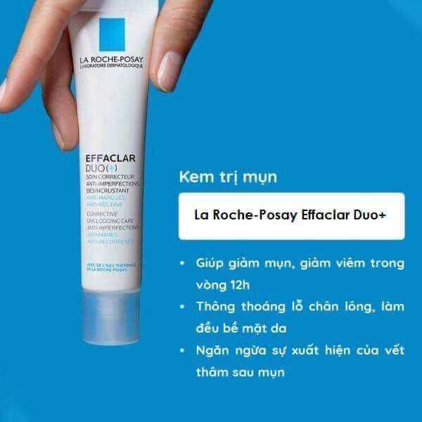 Sample Kem Dưỡng Giảm Mụn Laroche Posay Effaclar Duo+ .