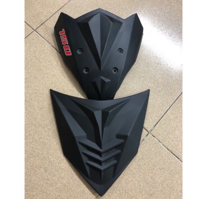 Ốp mặt nạ & mão winner x mẫu 1 đen nhám