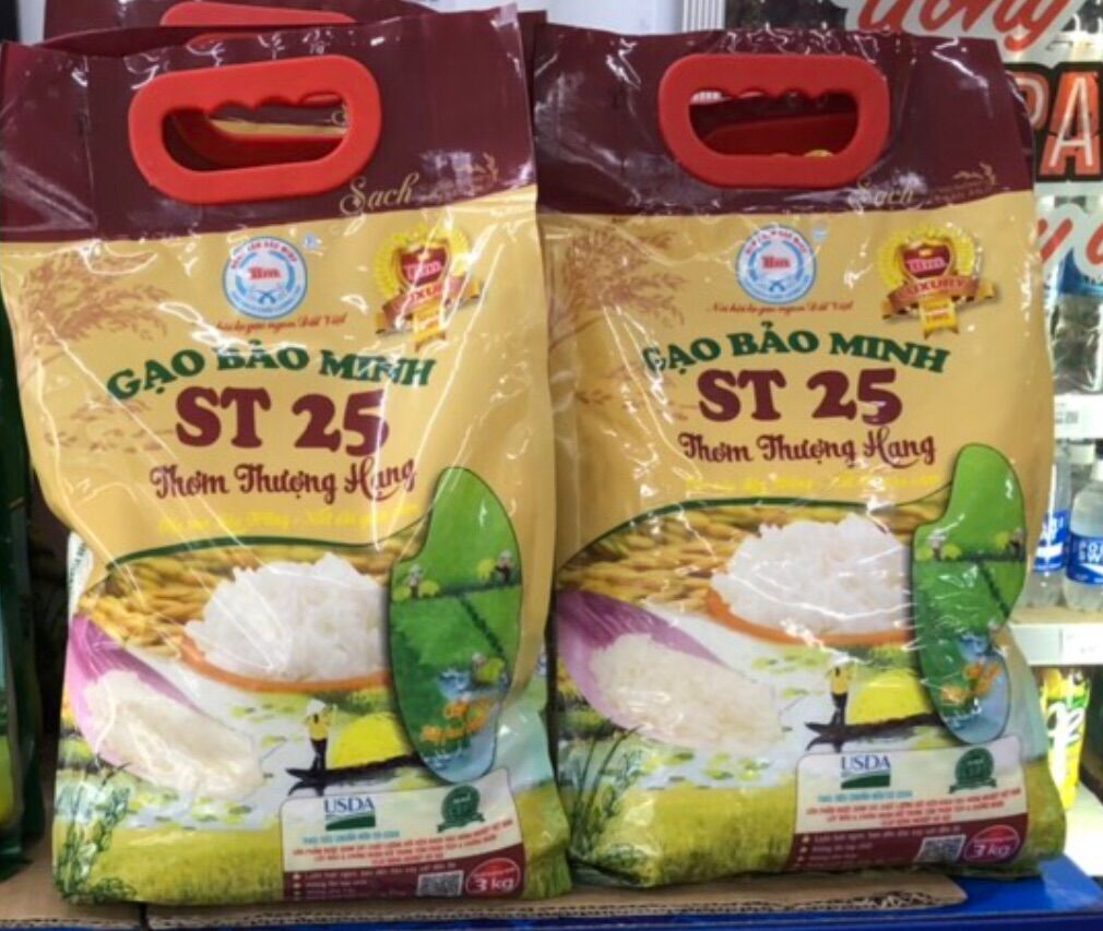 [HCM]Gạo ST25 Bảo Minh 3kg