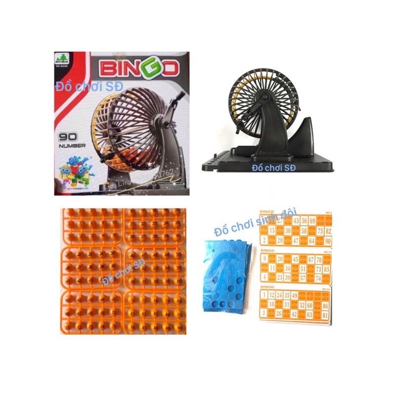 Bộ Đồ Chơi Bingo Lotto 90 Số Lồng Sắt ( Bảo Hành 12 tháng trên toàn quốc )