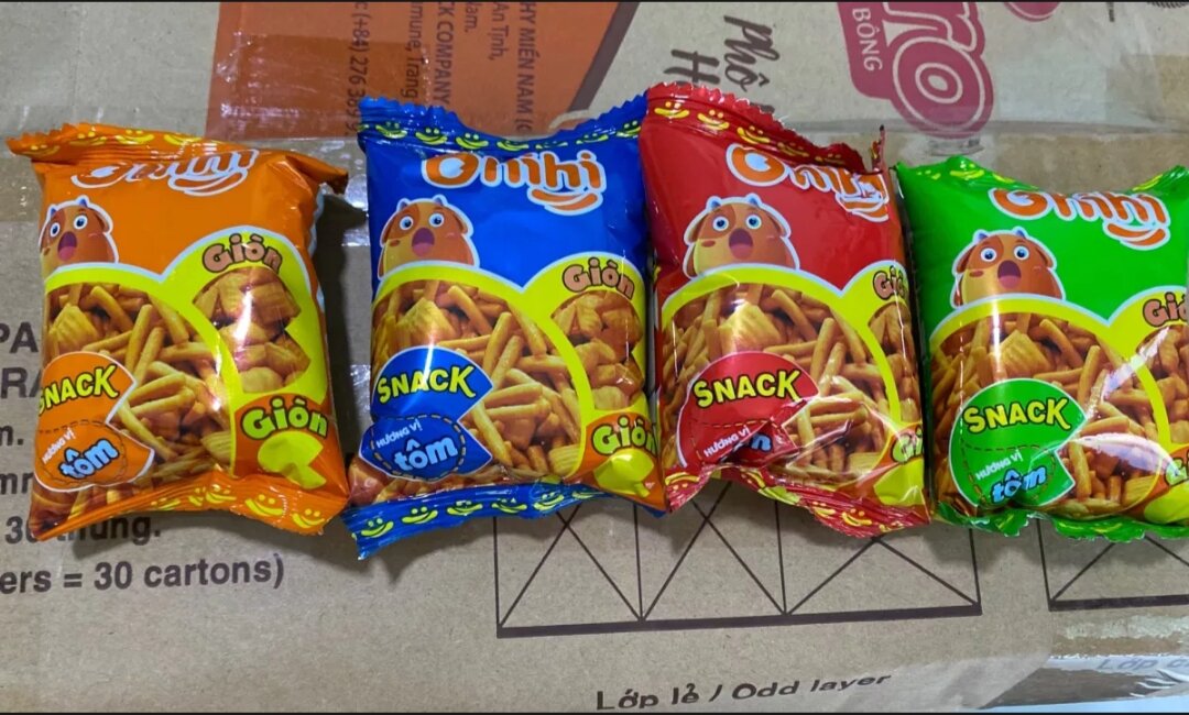 COMBO 28 GÓI BÁNH SNACK QUE MINI OHIHI TUỔI THƠ