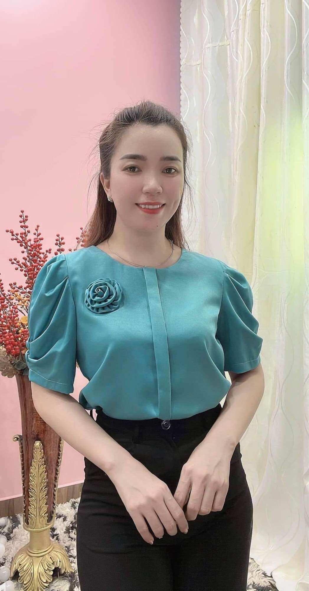 Áo công cổ tròn  tay xếp ly full size & 103
