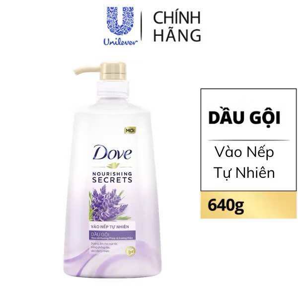Dầu gội DOVE dưỡng tóc vào nếp 640g mới đủ màu mẫu mới
