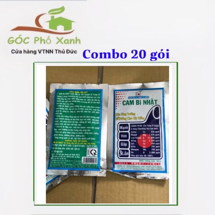 Combo 20 gói Cambi nhật 40gam
