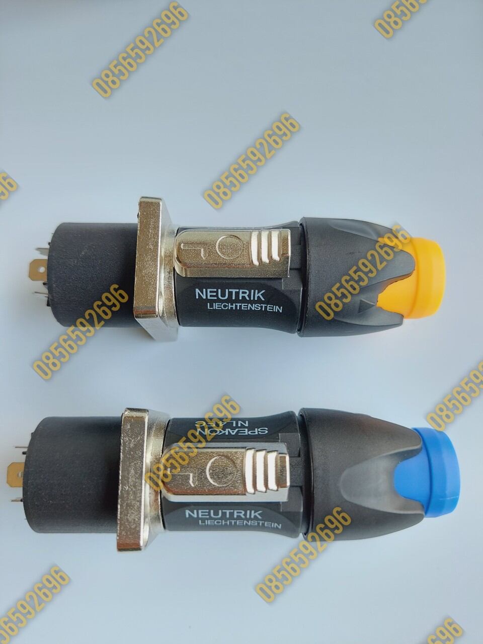 Jack cắm loa inox, bộ 4 cặp 4 dương 4 âm