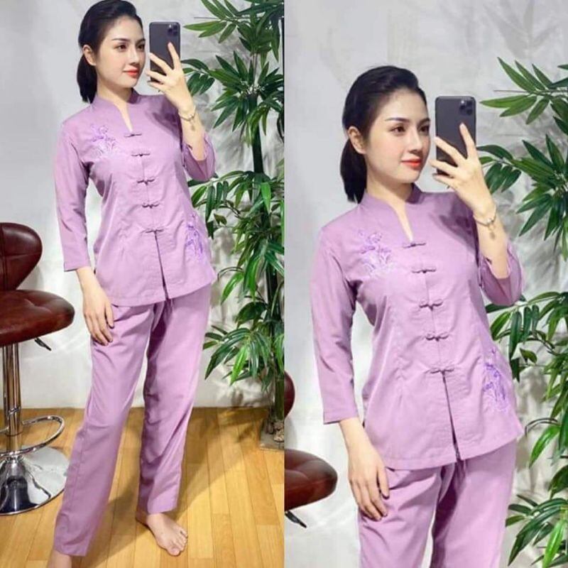 ĐỒ LAM ĐI CHÙA - MẪU NỮ BÀ LAI TIM LOẠI 1