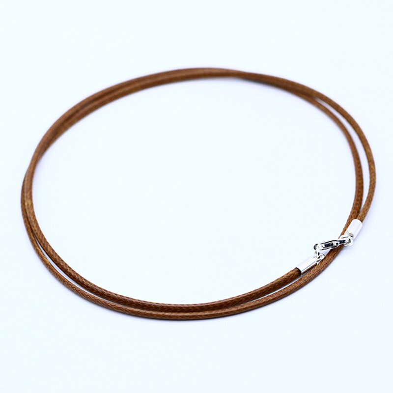 S925 bạc nguyên chất vòng đeo cổ cho nam nữ thời trang dây bện mặt dây chuyền thời trang phụ kiện hợp thời trang dành cho các cặp đôi