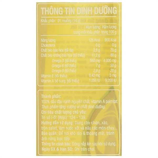 Dầu Simply Đậu Nành Chai 1 lít