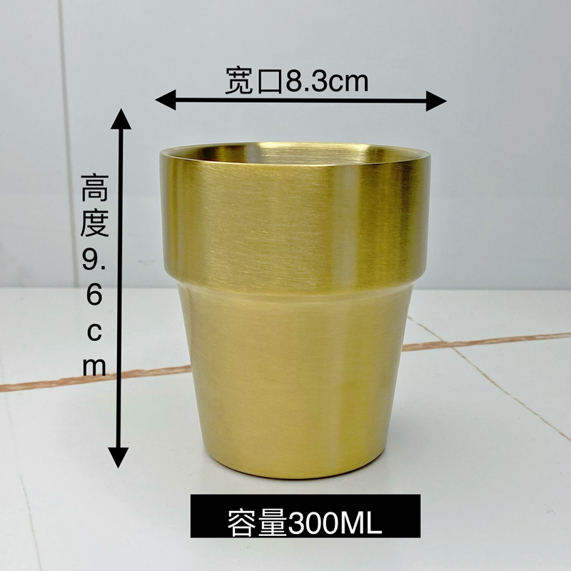 Cốc Inox Hai Lớp 304 Kiểu Hàn Quốc Cốc Uống Nước Chống Nóng Cốc Uống Bia Nướng Thịt Nhà Hàng Chống Rơi Cốc Uống Trà Khắc Chữ