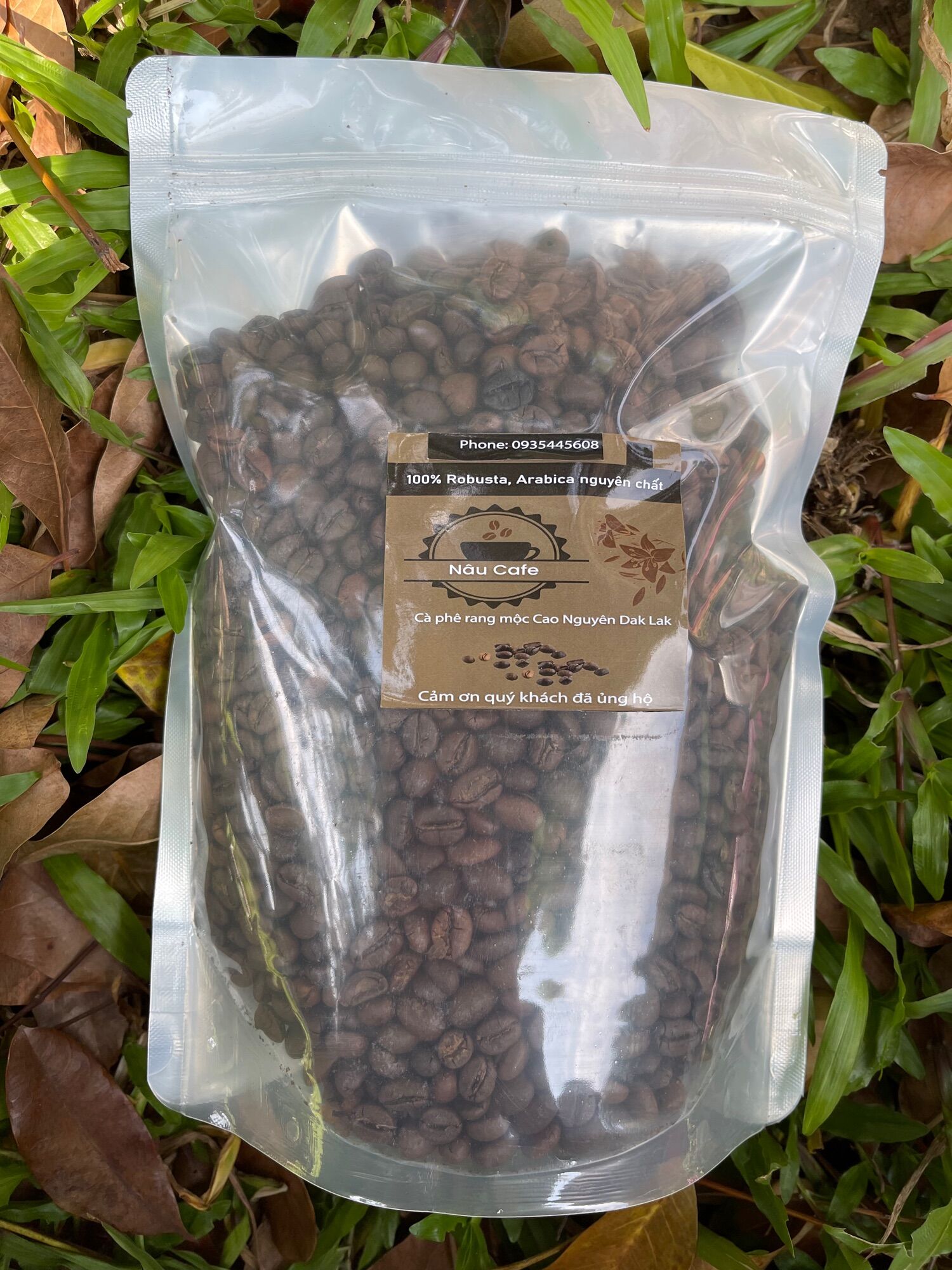 Cà phê Dak Lak rang mộc nguyên chất 100%