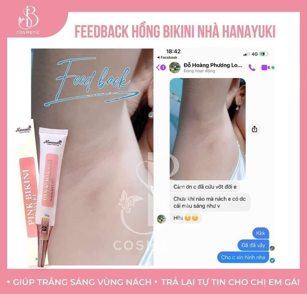 KEM HỒNG BIKINI HANAYUKI CHÍNH HÃNG CTY (Tuýp 30g)