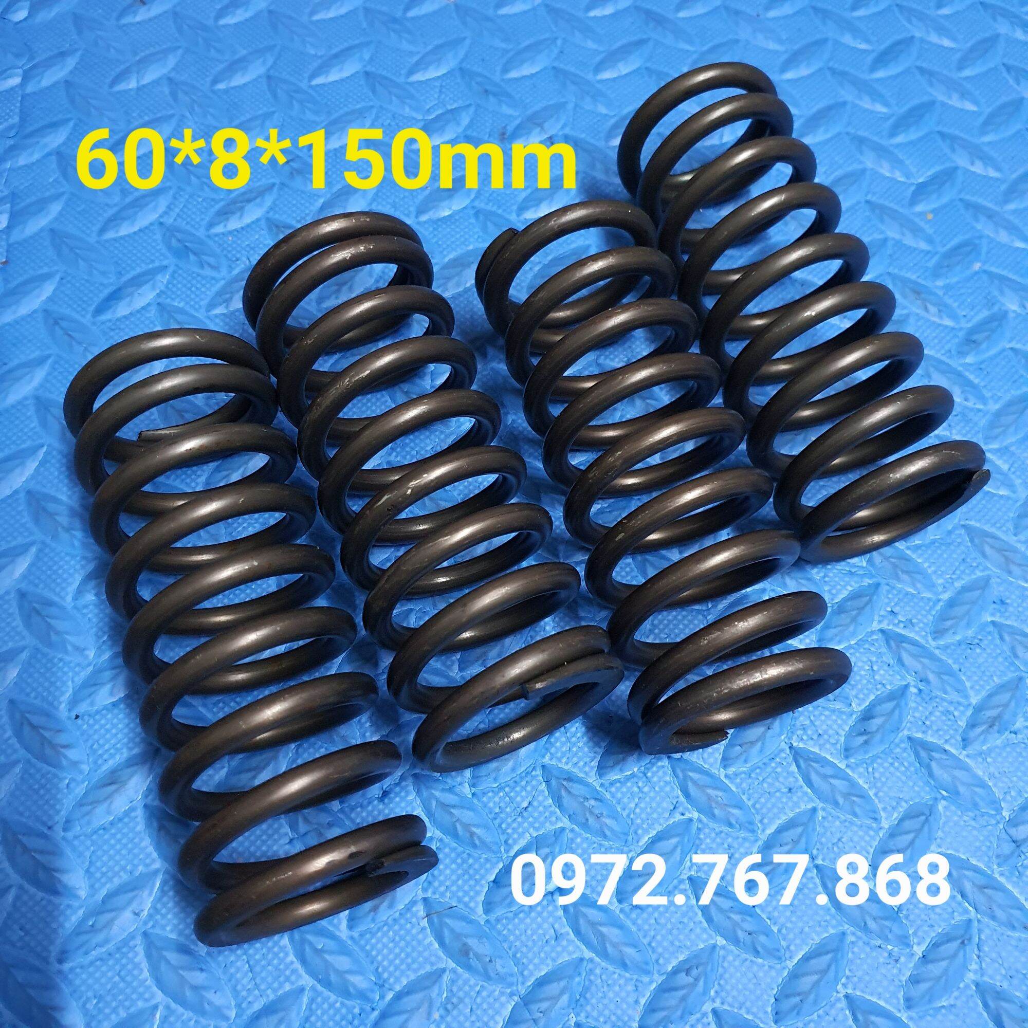 (1 cái) lò xo nén 60*8*150mm (đường kính ngoài 60mm, dây 8mm, dài 150mm)