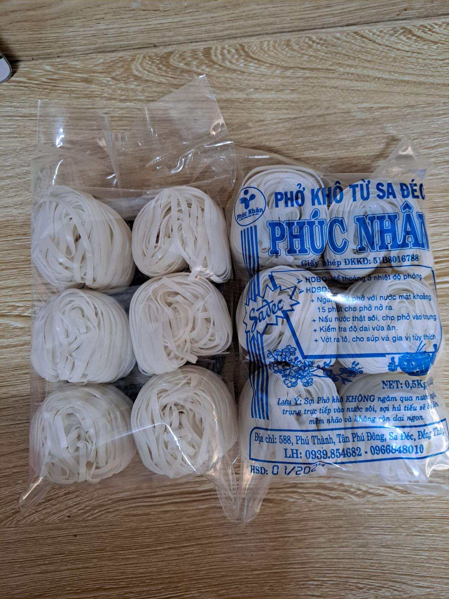 1KG PHỞ SA ĐÉC - phở cuộn khô - hàng đẹp