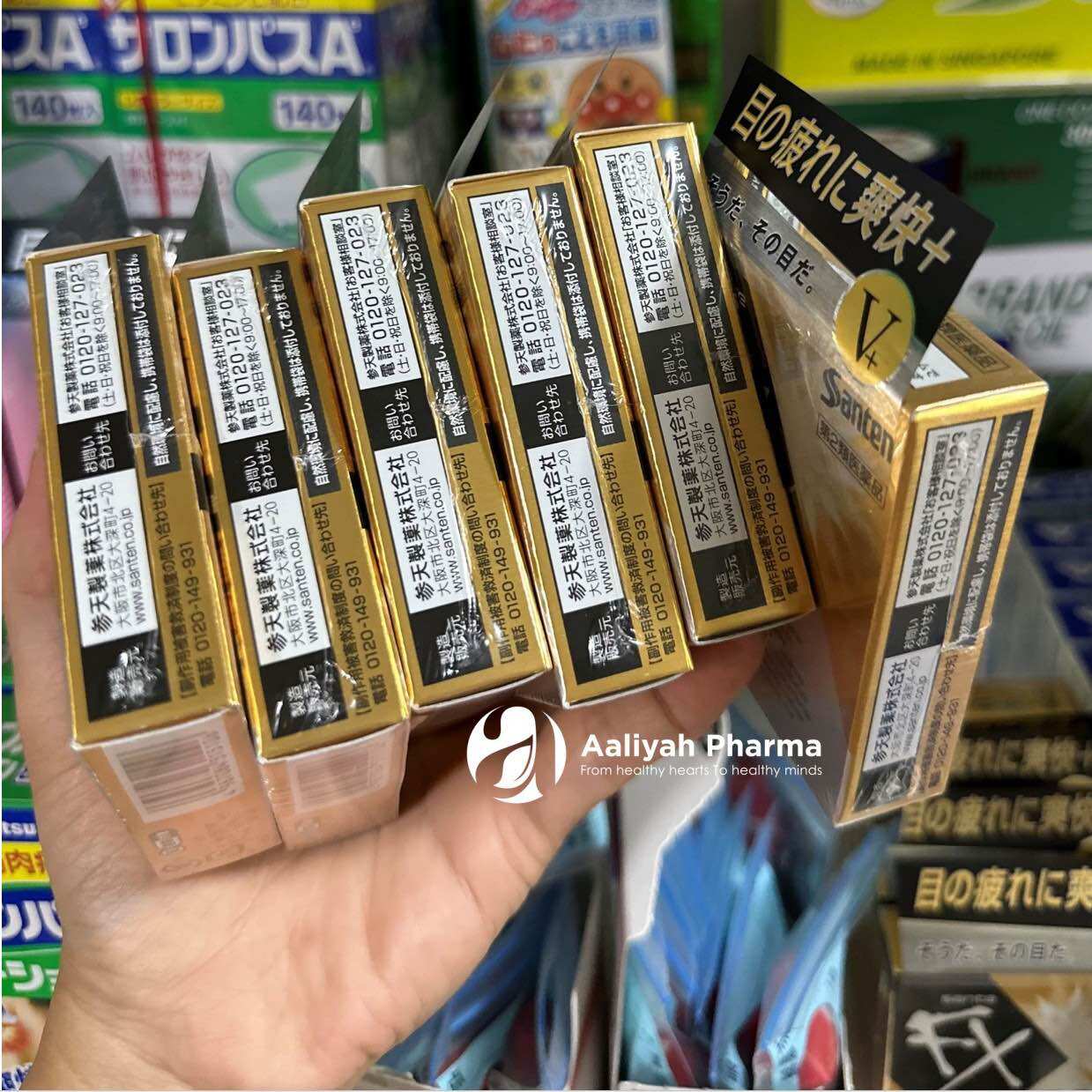Nước nhỏ mắt Santen FX Nhật Bản 🇯🇵 12ml (màu gold)