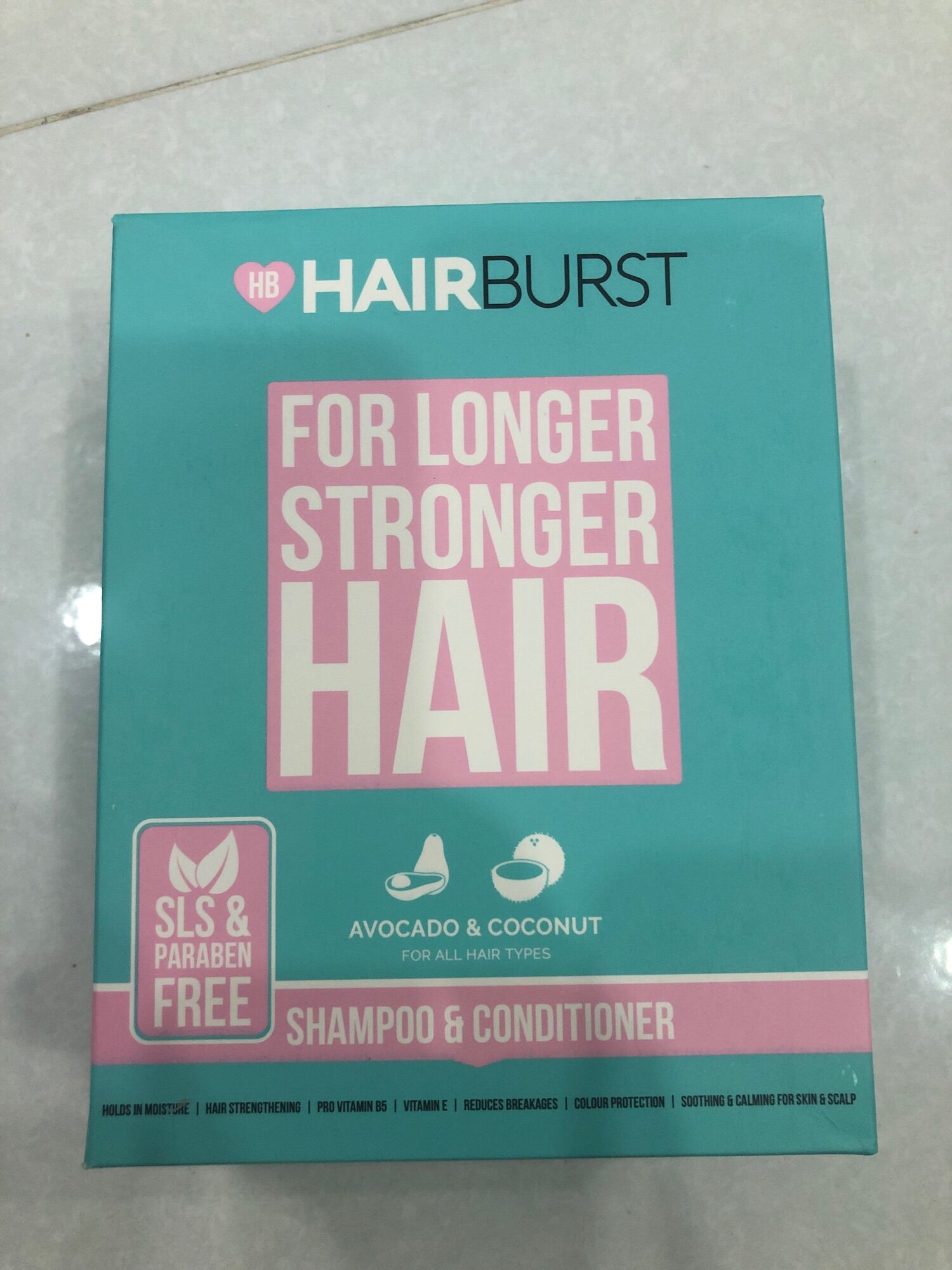 [THANH LÝ SHOP]Cặp dầu gội xả HairBurst 350ml
