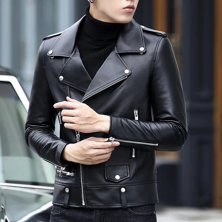 Áo Da Nam Biker Cao Cấp