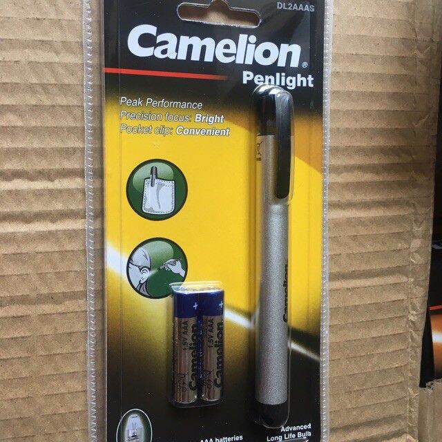 đèn bút soi tai,mũi,họng Camelion