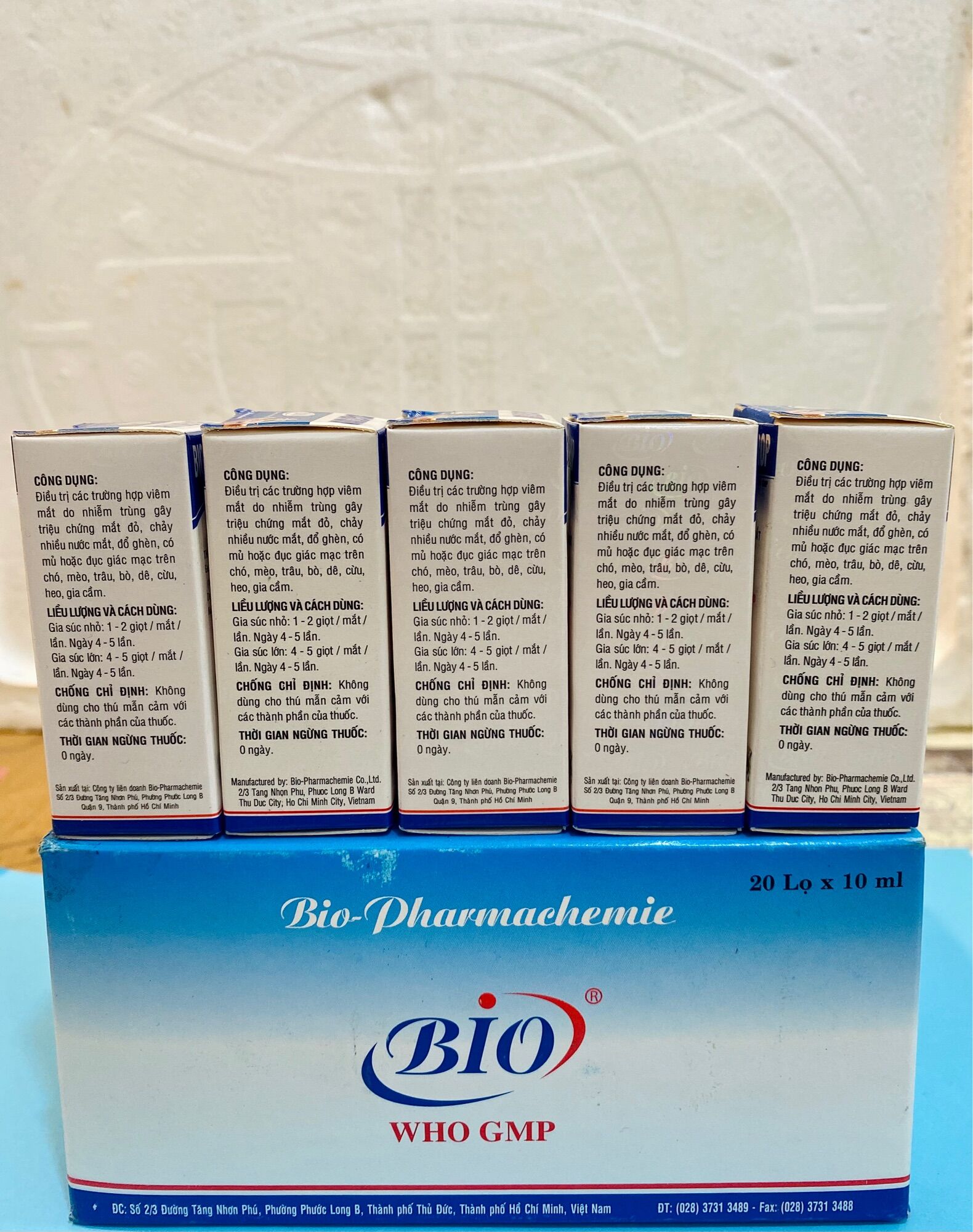 Bio Gentadrop(10ml) Gà đá, gà kiểng, thú cảnh có bọt mắt, sùi bọt, đau mắt dùng trong Thú Y