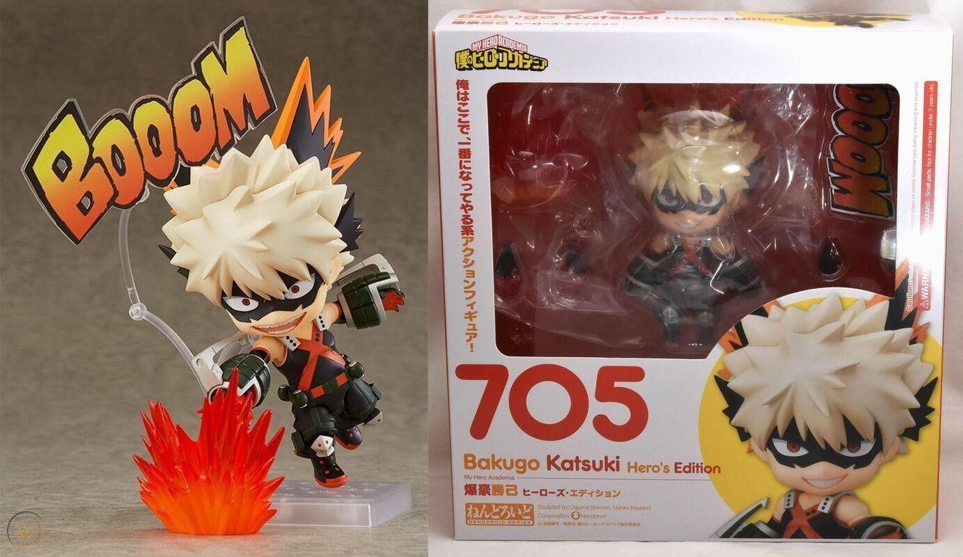 Nendoroid Katsuki bakugo 705 my hero/ tượng figure katsuki bakugo my hero academia