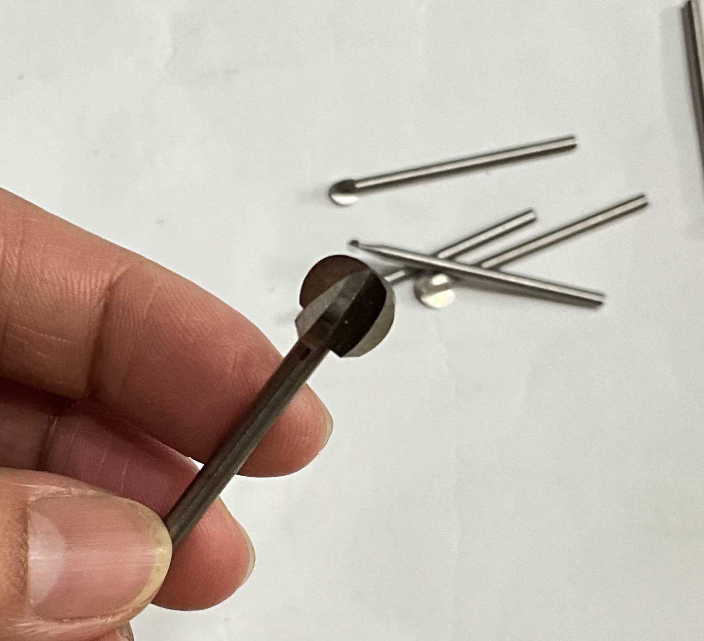 Phá thô cán 3mm (bộ 6 mũi quả đào cán 3mm)