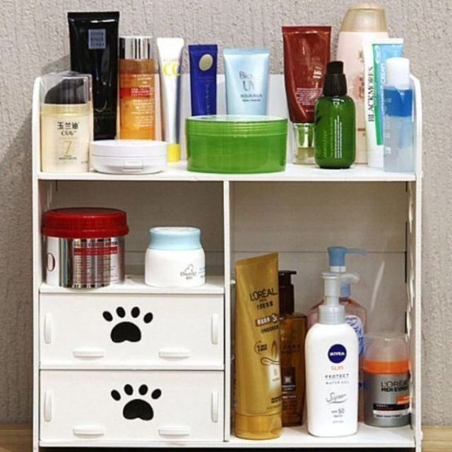 TỦ MINI ĐỂ ĐỒ ĐA NĂNG 2 NGĂN KÉO 38x38x17.5cm