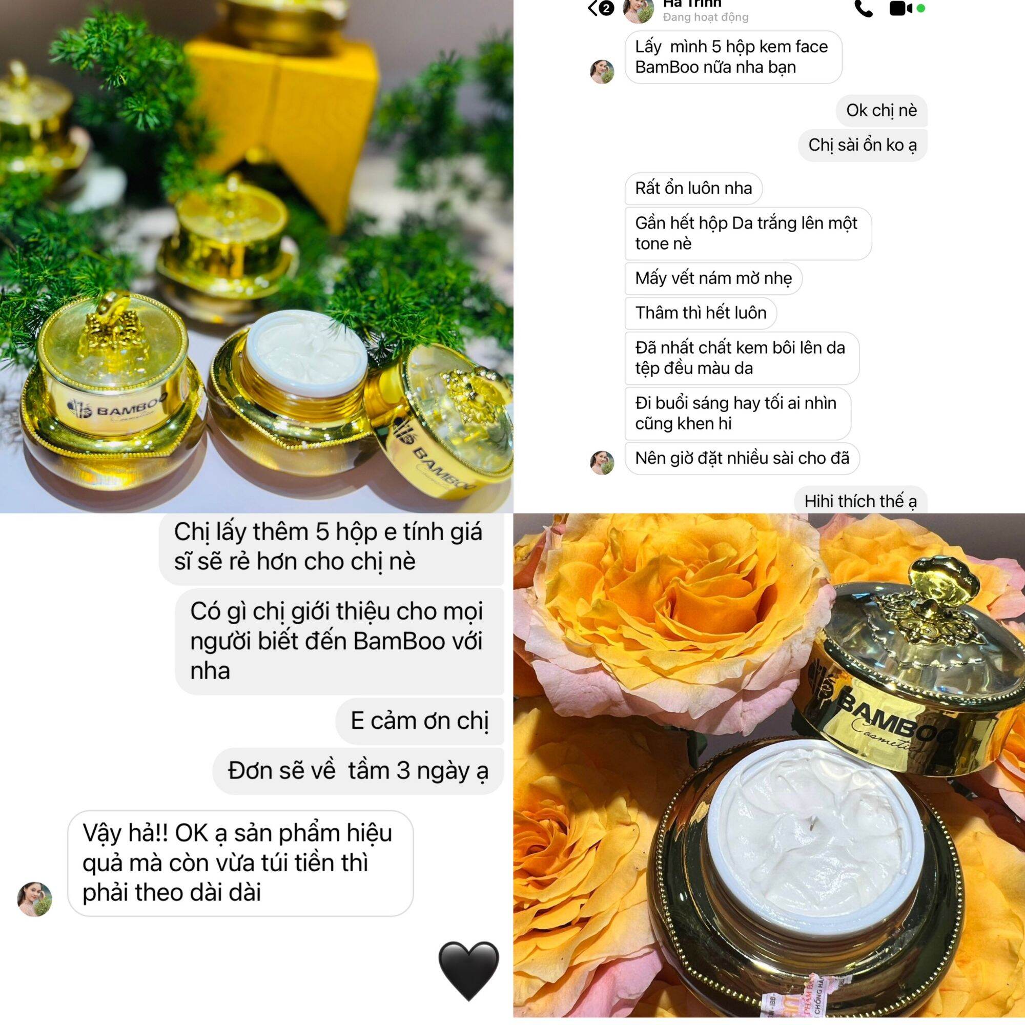 💥ƯU ĐÃI💥COMBO KEM FACE LỤA VÀ KEM FACE PLUS BAMBOO