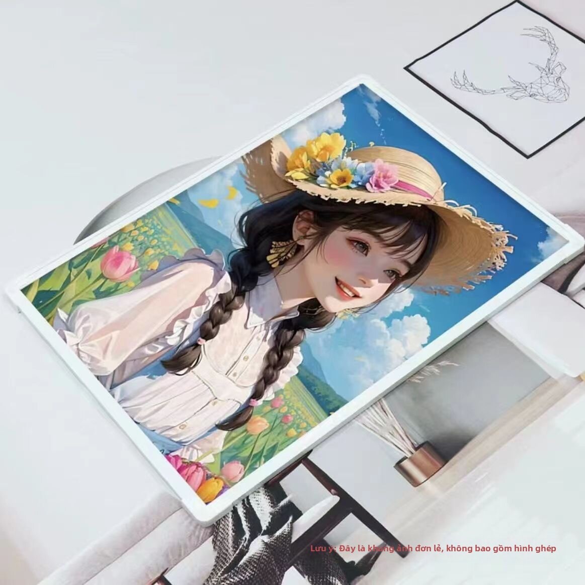 Khung Ảnh Hình Học Cho Trẻ Em 1000 Miếng 75x50 Khung Hình Bằng Nhựa Khung Hình Bằng Giấy 70x50 Phụ K