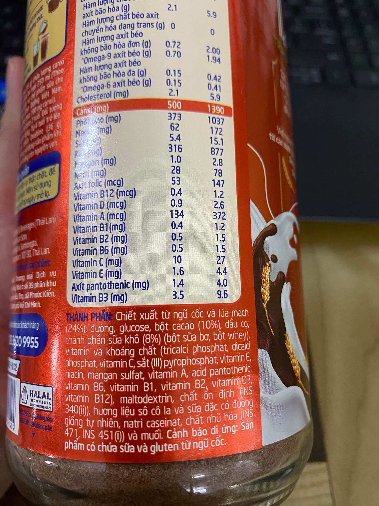 Bột Cacao Lúa Mạch Ovaltine - hộp 400g Date 6/2026