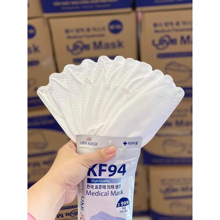 Khẩu trang KF94 - Khẩu trang 4 lớp kháng khuẩn mềm mịn