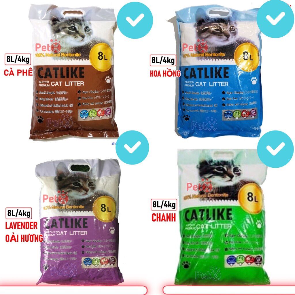 🍀 Cát vệ sinh cho mèo Catlike 8L🍀