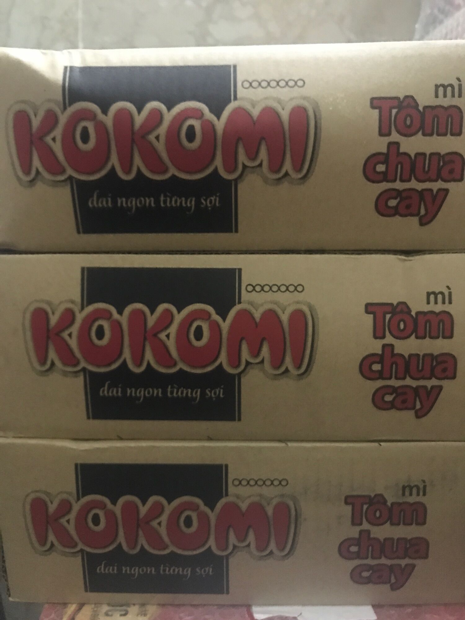 Combo 3 thùng mì kokomi 65gam x30gói