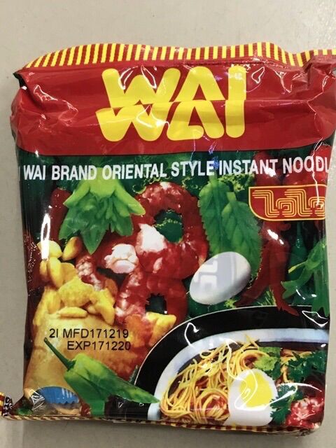 Wai wai mì gói gà ăn liền mì thái thùng 30 gói 60g mì thái waiwai
