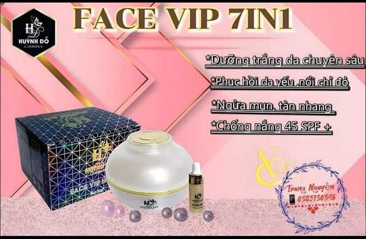 Kem VIP 7in1 Huỳnh Đỗ giúp trắng da hết nám