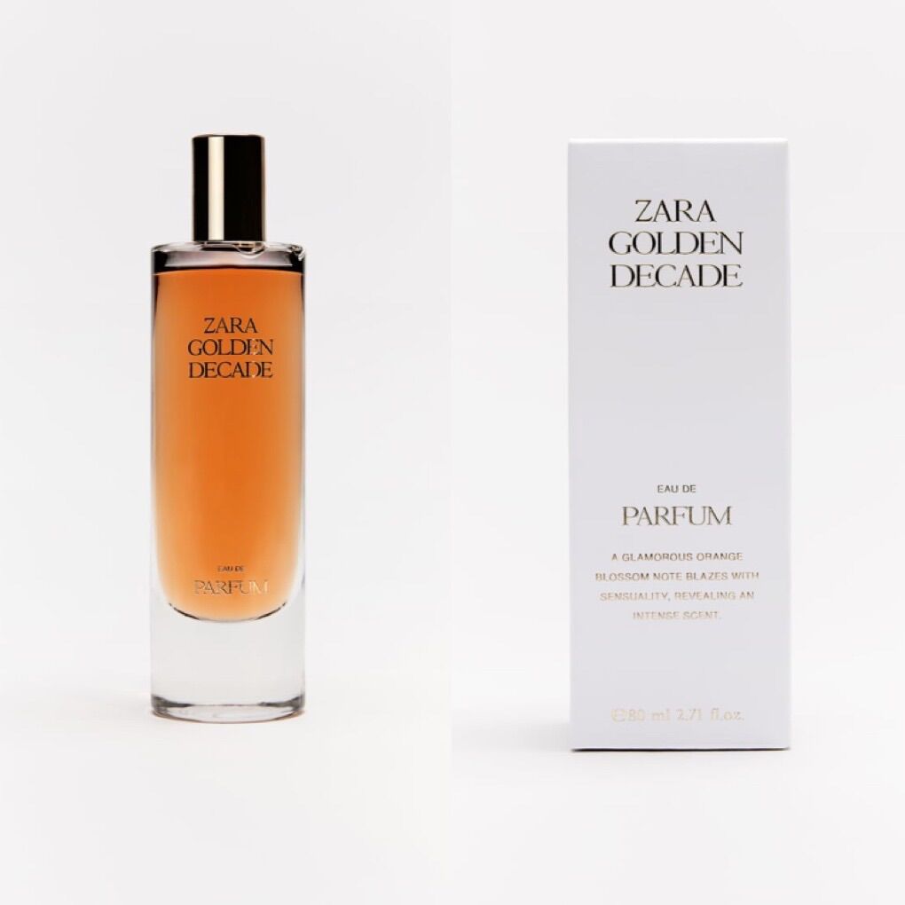 Nước hoa nữ zara golden decade edp 80 ml