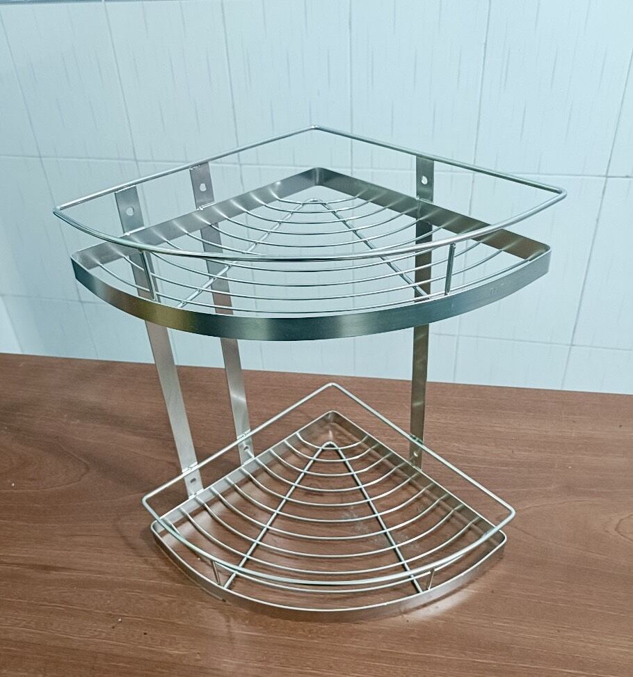 kệ góc nhà tắm inox 201