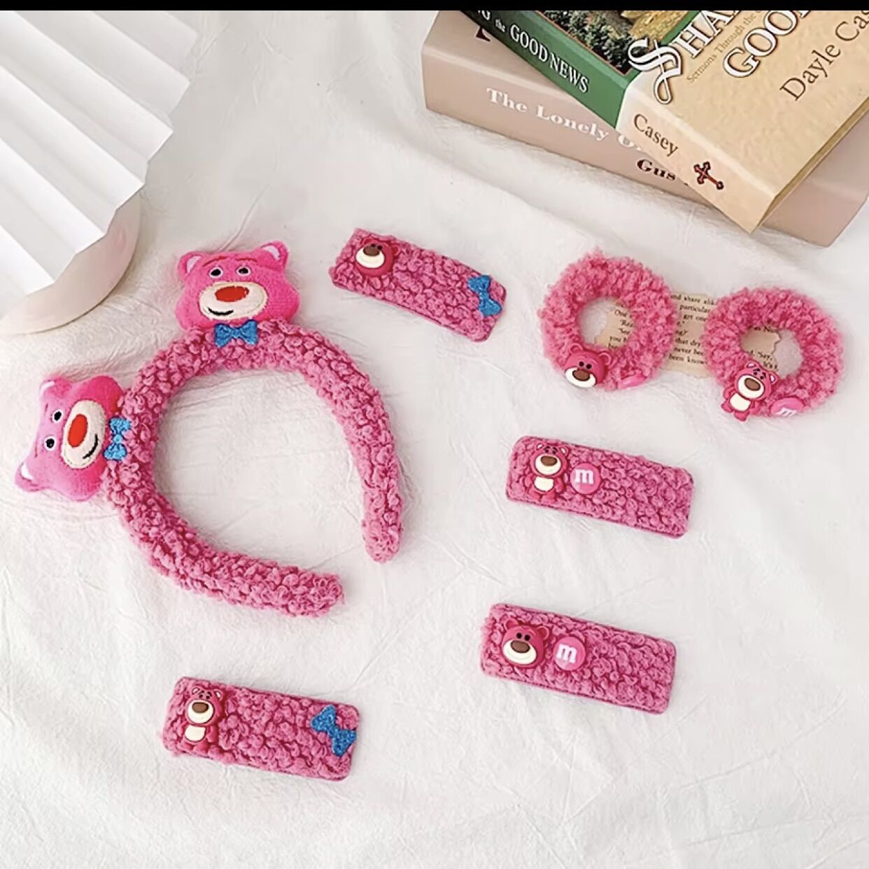 KẸP TÓC- BĂNG ĐÔ GẤU DÂU LOTSO