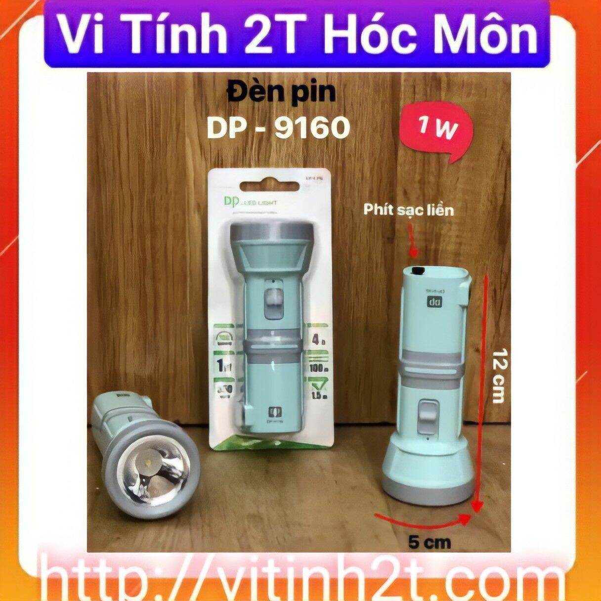 Đèn pin sạc cầm tay mini dp-9160