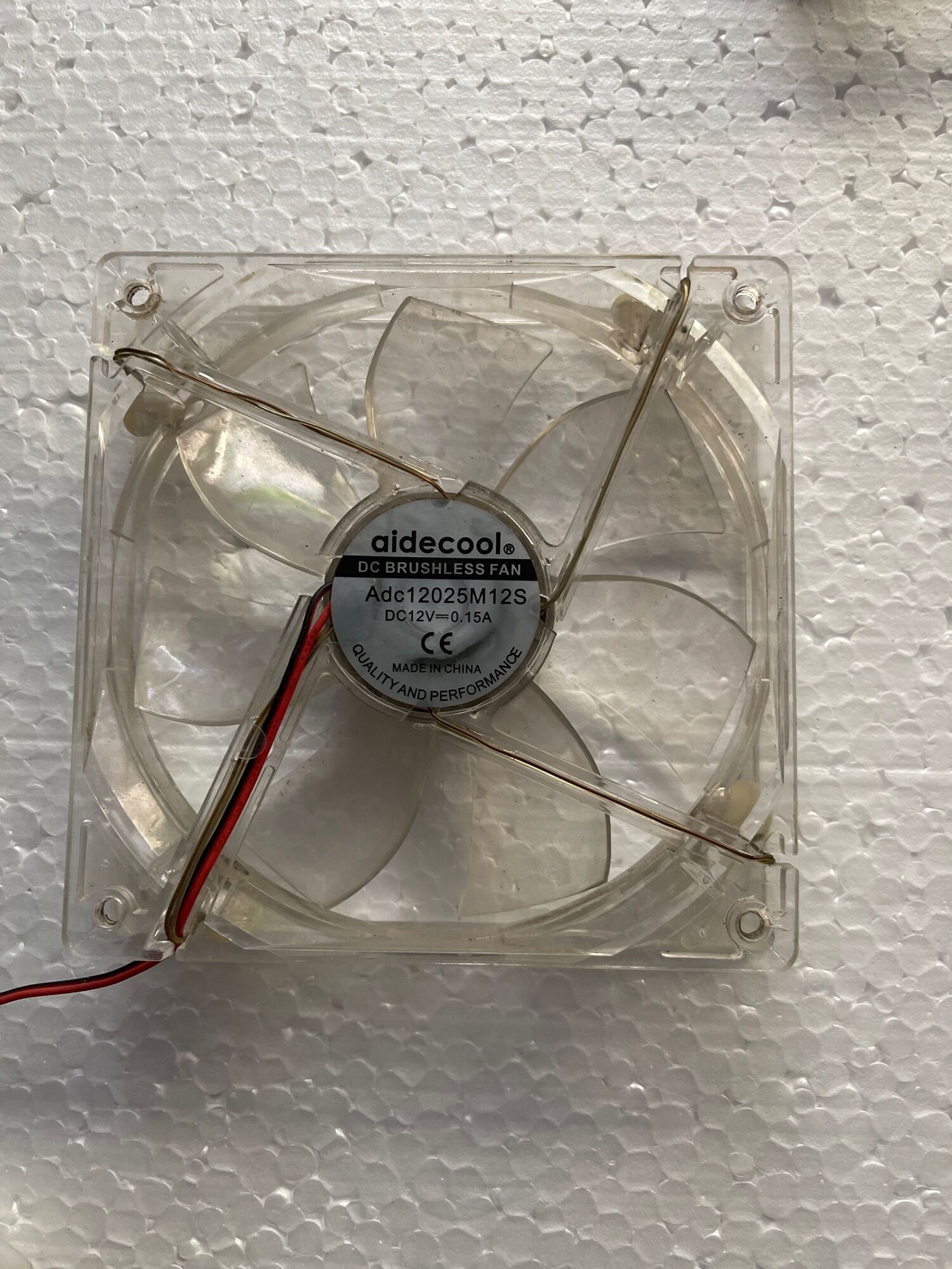 Quạt Dc 12v 12x12x2.5cm